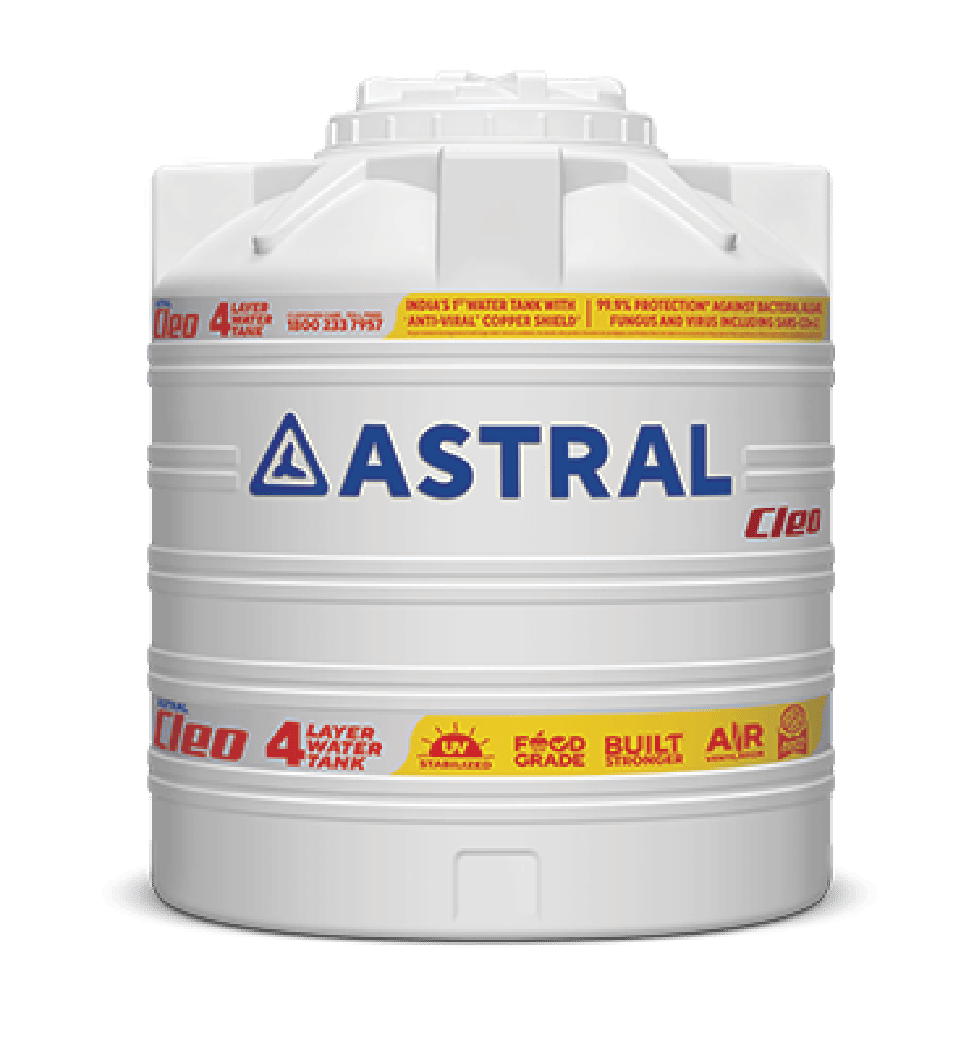 Cleo 4 Layer Water Tank with Anti-Viral Copper Shield