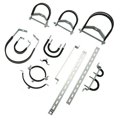Clamps & Hangers For Providing Support to Pipes And Cables