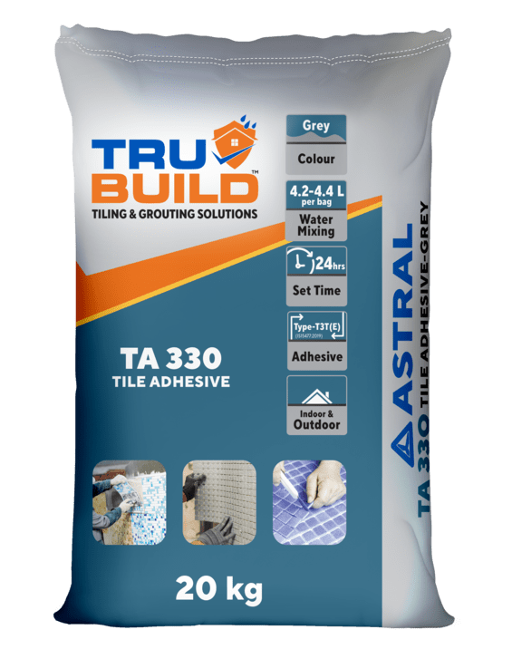 Trubuild Tile Adhesive TA 330 Grey